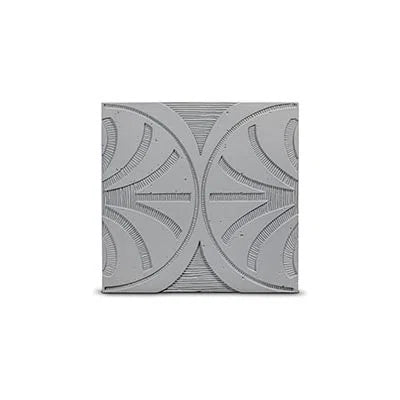 Concrete 3D Tile CARINA Grey - Box of 6 - DecorMania.eu