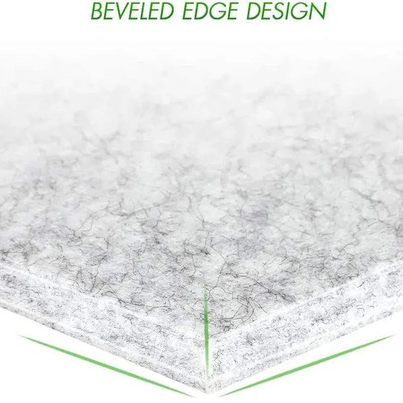 HEXA Felt 3D Panel - GREEN 3pcs. - DecorMania.eu