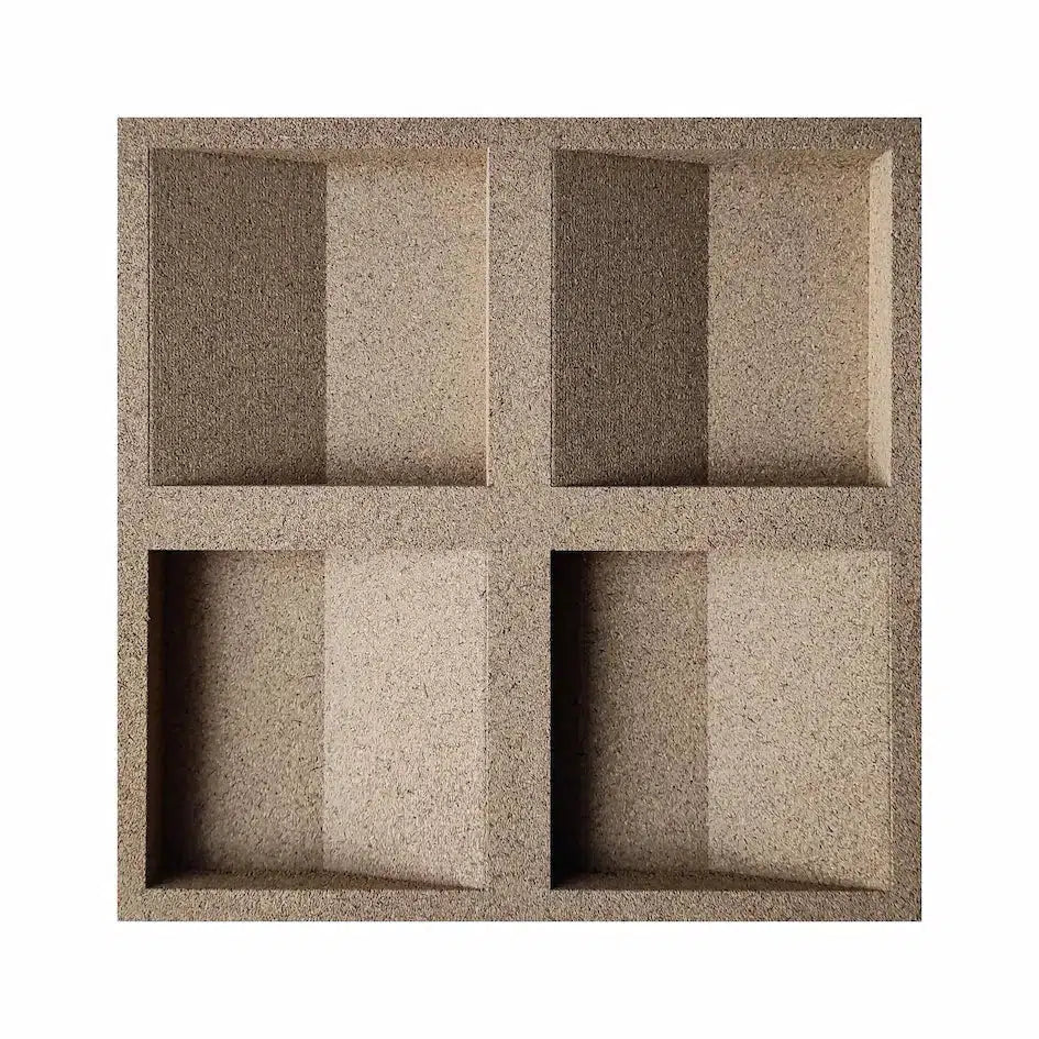 SQUARE 3D Cork Acoustic Panel - DecorMania.eu