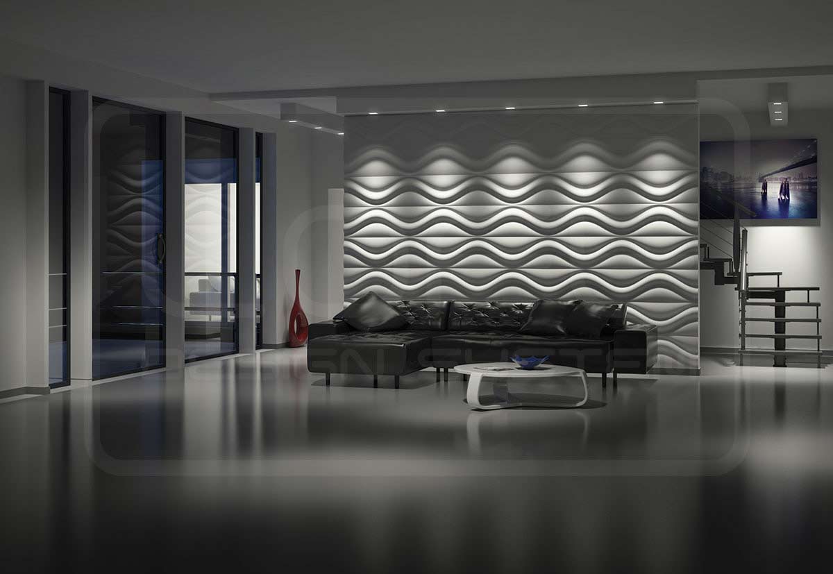 3D Wall Panel - HOURGLASS - DecorMania.eu